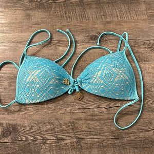 Lulifama turquoise, swimsuit top